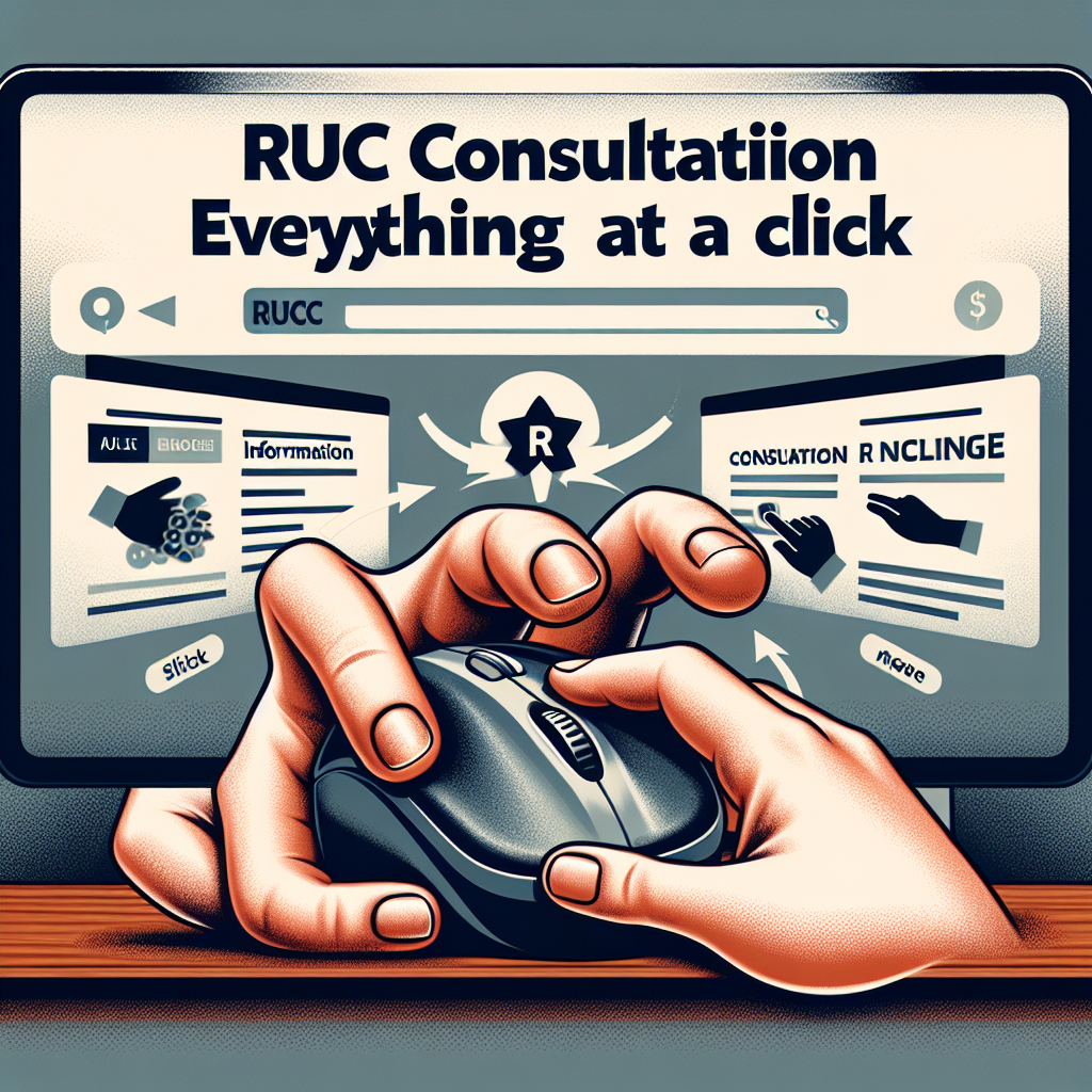 Todo a Un Clic: Guía Definitiva para la Consulta de RUC en Línea Consulta RUC todo a un clic
