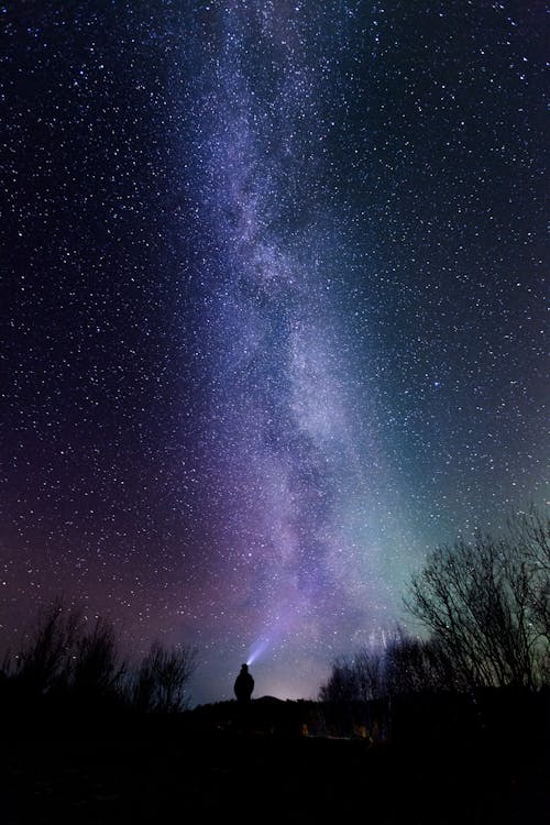 Observación de estrellas en la Sierra de Madrid: los mejores puntos para el astroturismo Cielo estrellado nocturno con Vía Láctea